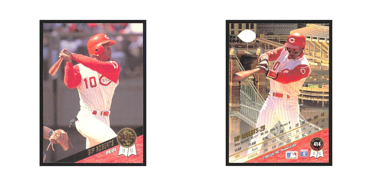 1993 Leaf Bip Roberts Reds #414