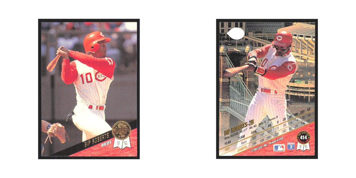 1993 Leaf Bip Roberts Reds #414