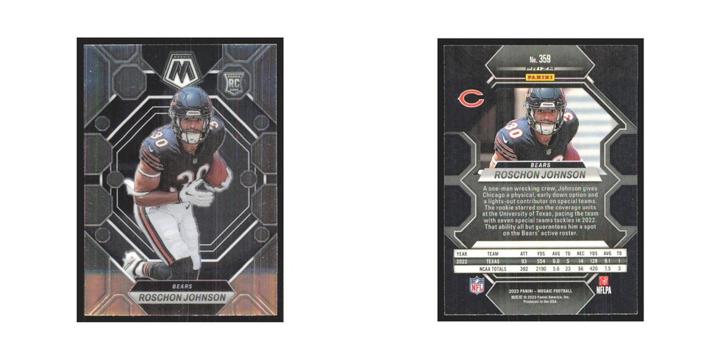 2023 Mosaic Roschon Johnson RC Bears #359