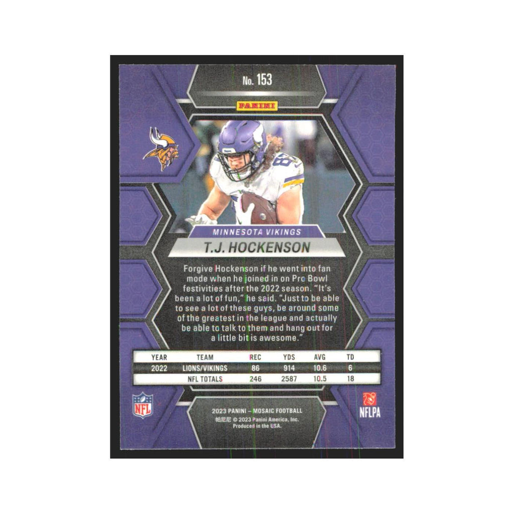 2023 Mosaic T.J. Hockenson Vikings #153