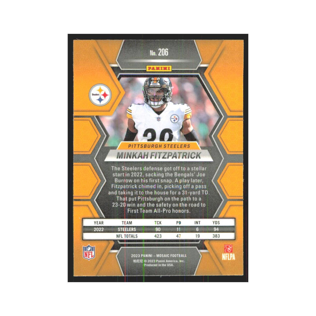 2023 Mosaic Minkah Fitzpatrick Steelers #206