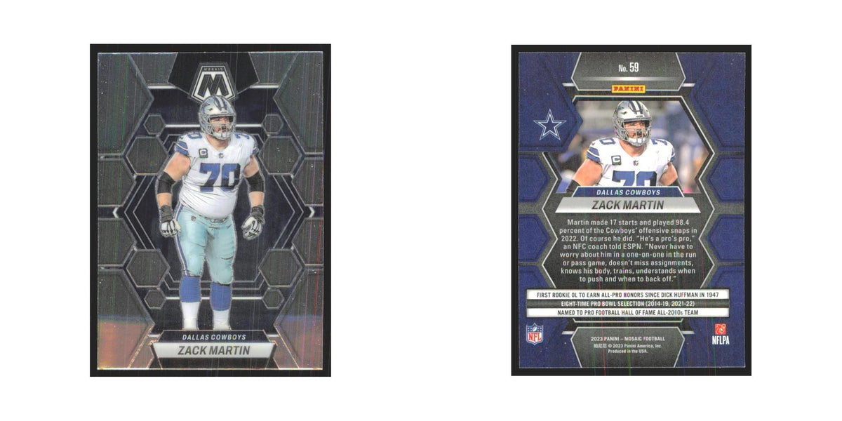 2023 Mosaic Zack Martin Cowboys #59