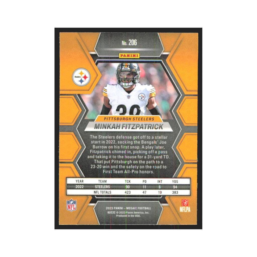 2023 Mosaic Minkah Fitzpatrick Steelers #206