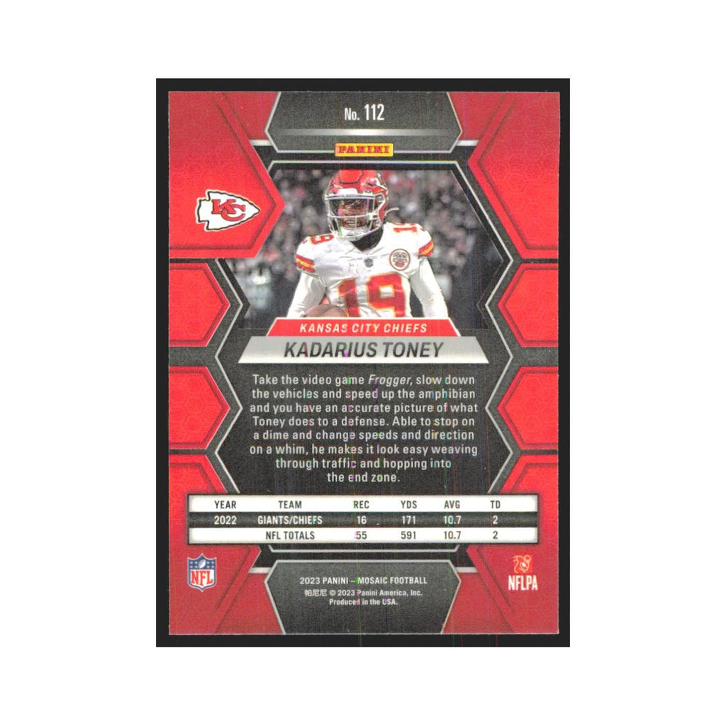 2023 Mosaic Kadarius Toney Chiefs #112