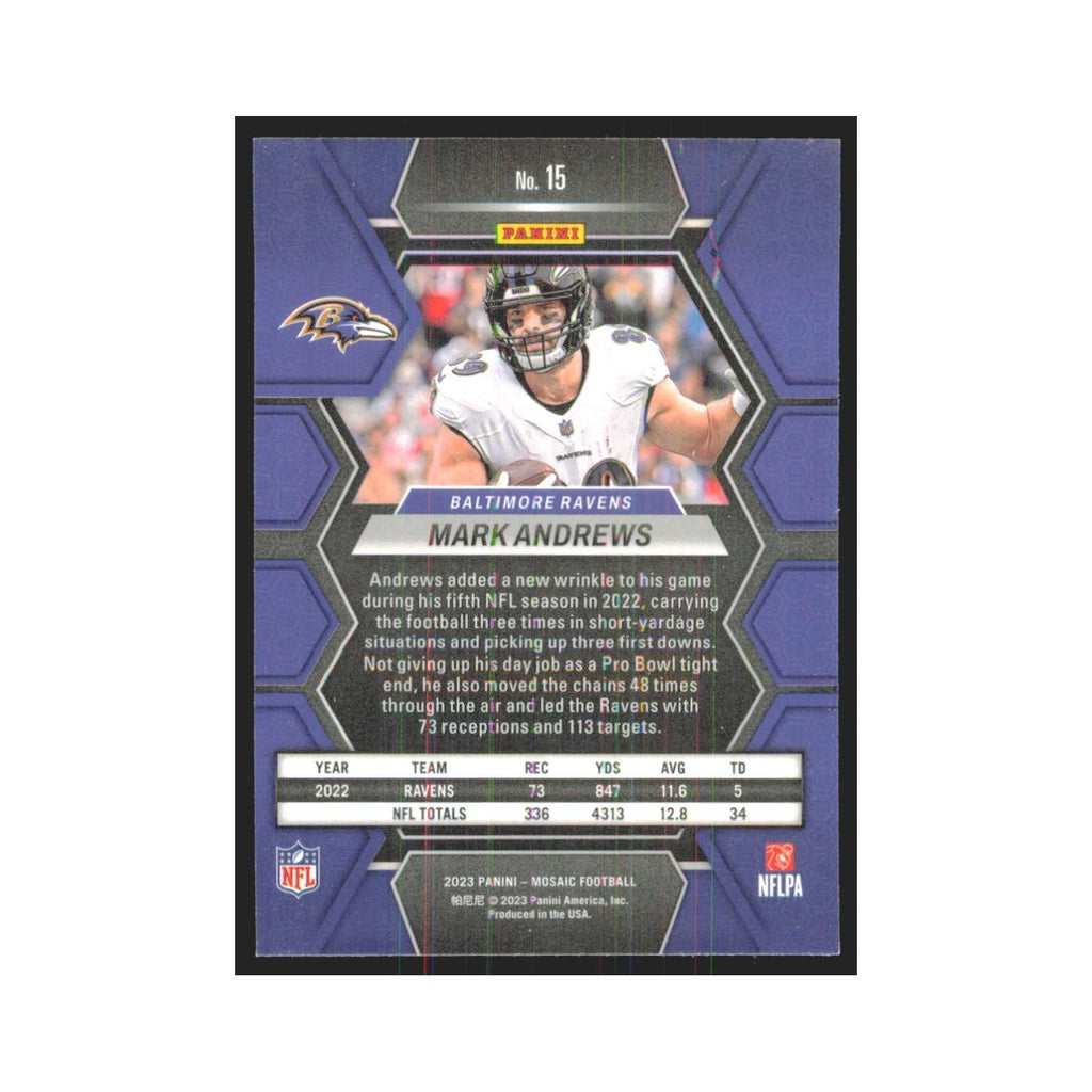 2023 Mosaic Mark Andrews Ravens #15