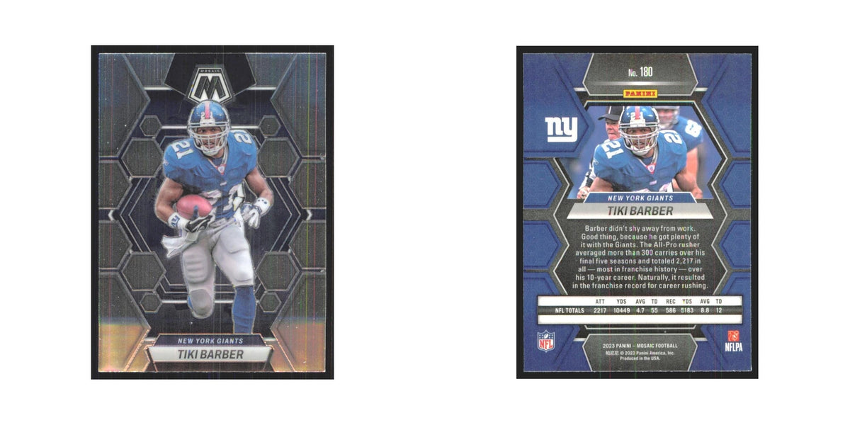 2023 Mosaic Tiki Barber Giants #180