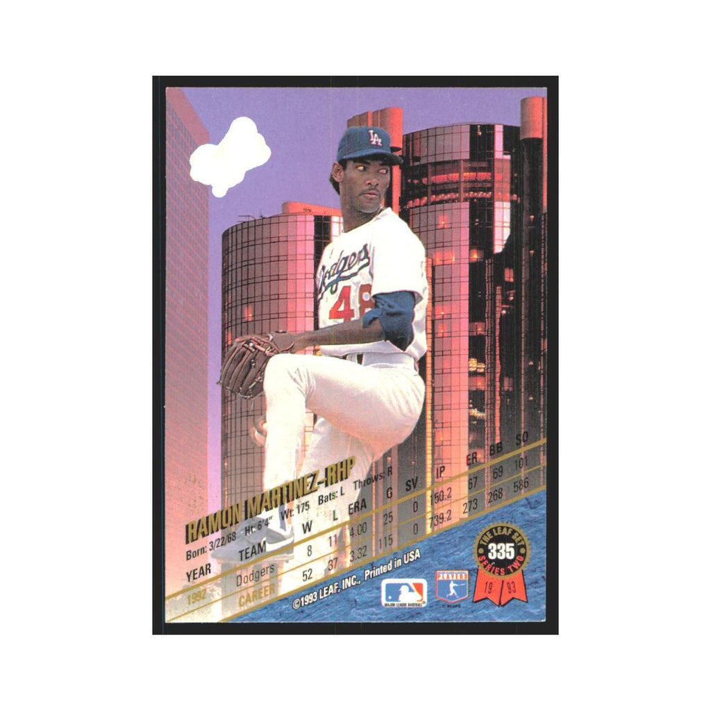 1993 Leaf Edgar Martinez Dodgers #335