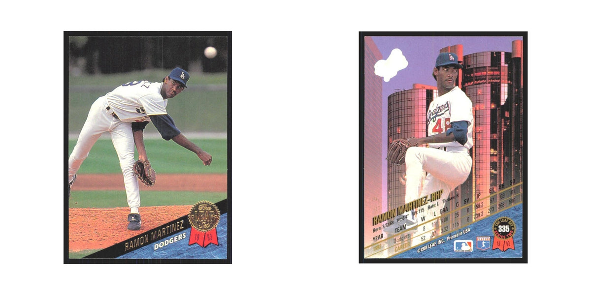 1993 Leaf Edgar Martinez Dodgers #335