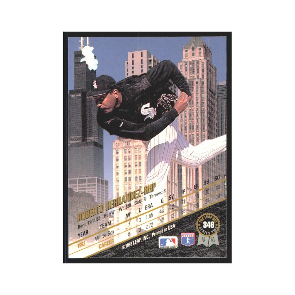 1993 Leaf Roberto Hernandez White Sox #346