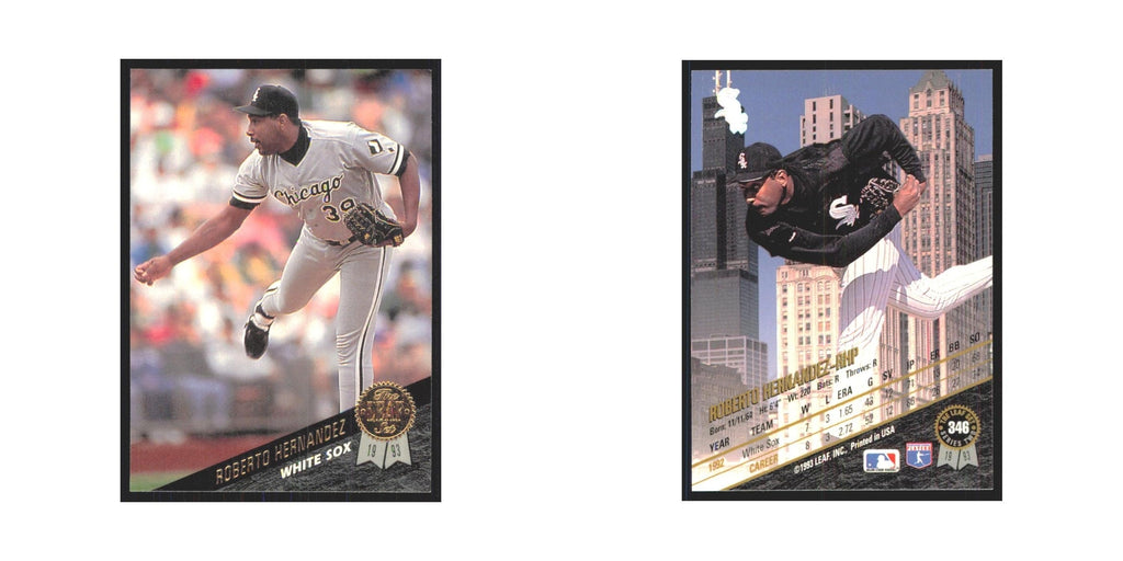 1993 Leaf Roberto Hernandez White Sox #346