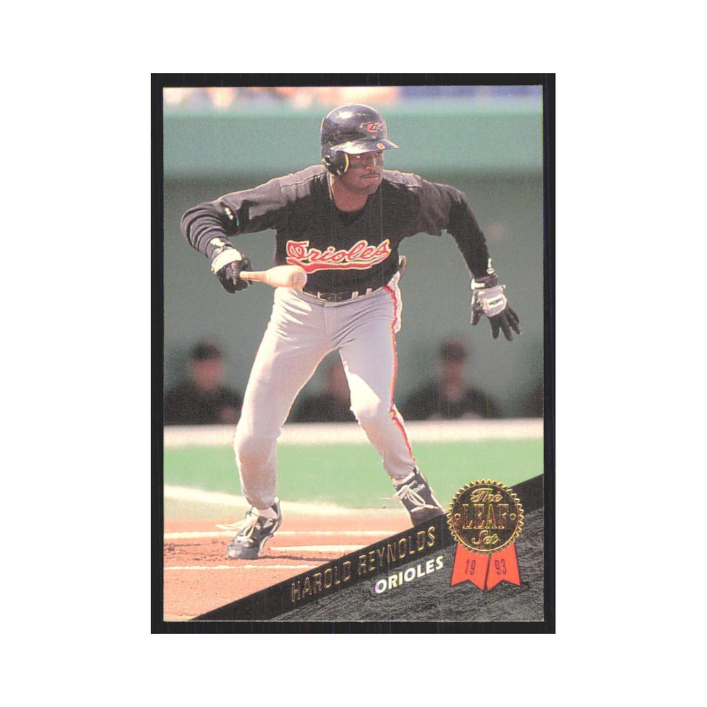1993 Leaf Harold Reynolds Orioles #370
