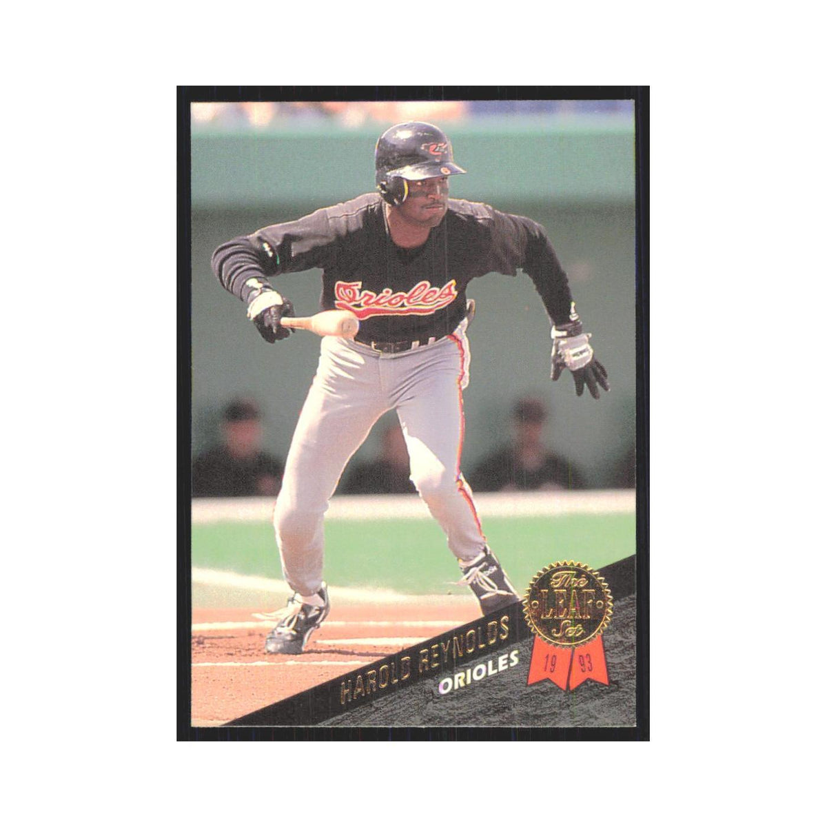 1993 Leaf Harold Reynolds Orioles #370