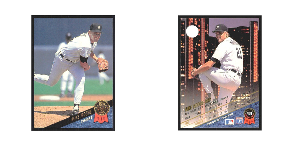 1993 Leaf Mike Moore Tigers #401
