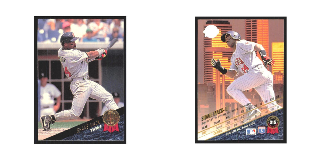 1993 Leaf Shane Mack Twins #315