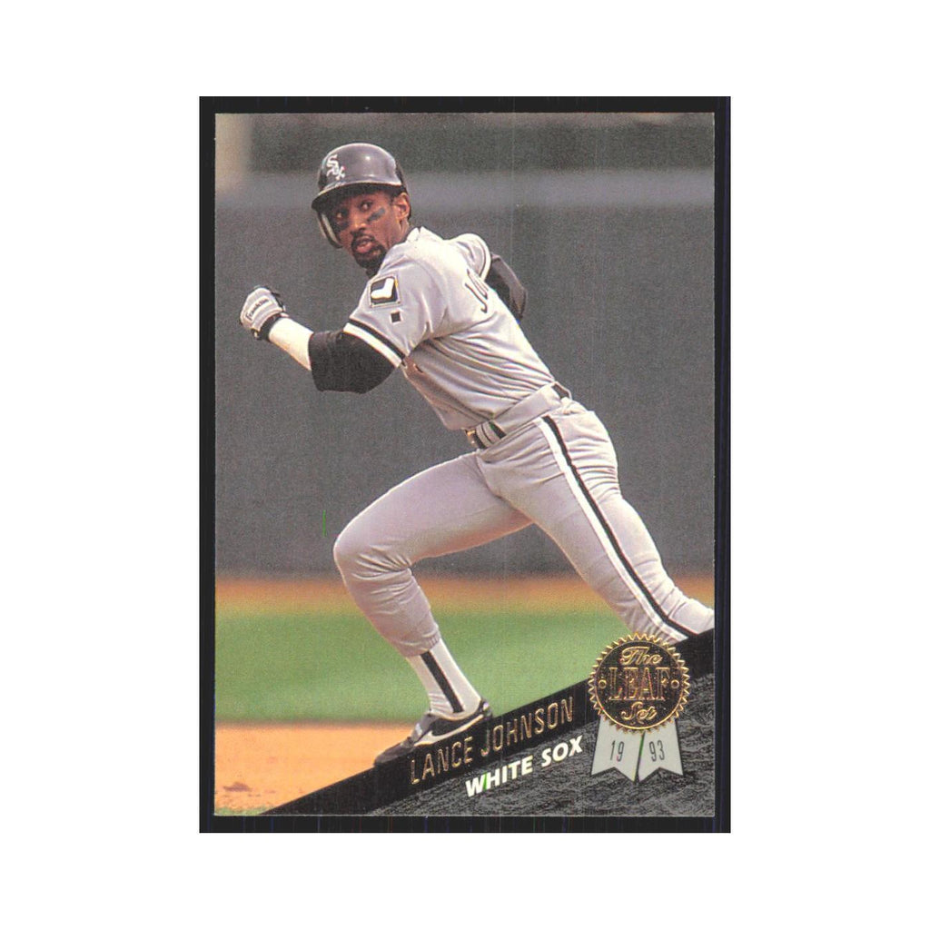 1993 Leaf Lance Johnson White Sox #373