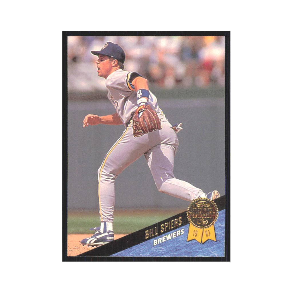 1993 Leaf Bill Spierss Brewers #403