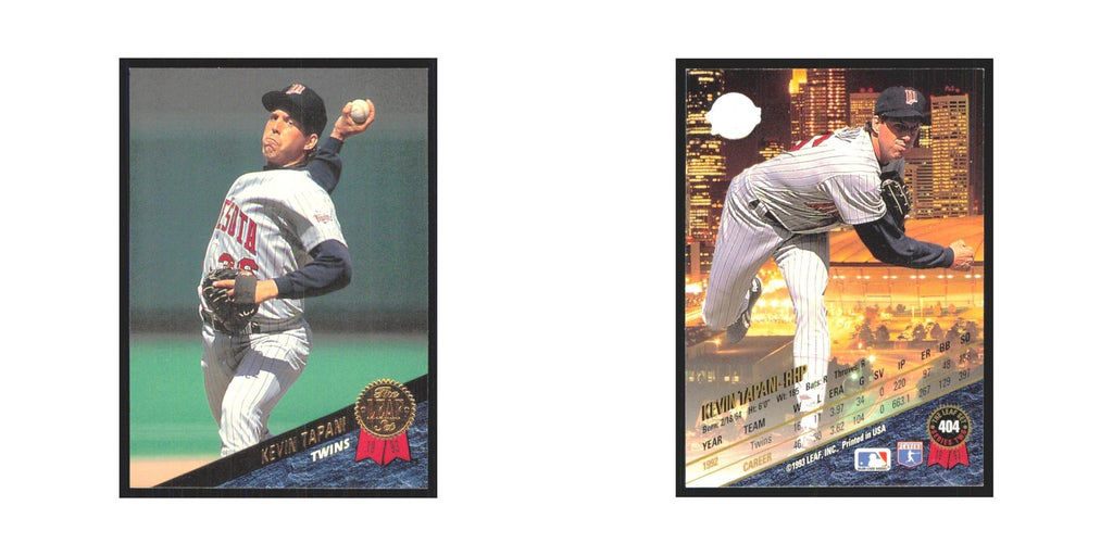 1993 Leaf Kevin Tapani Twins #404