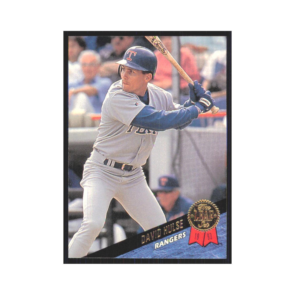 1993 Leaf David Hulse Rangers #355