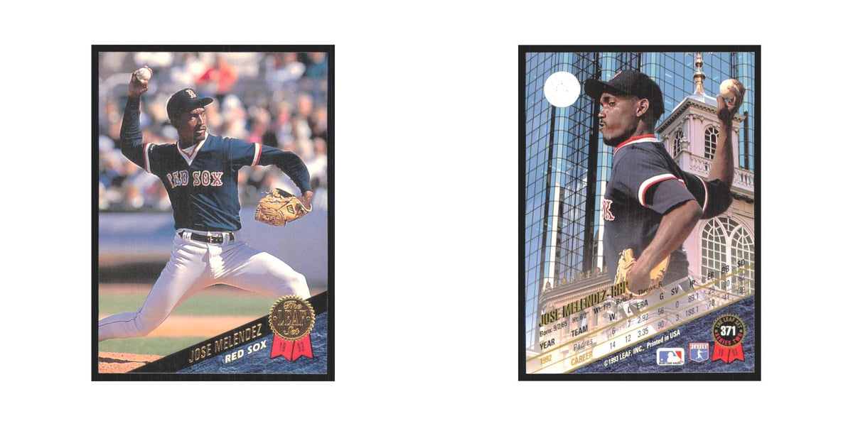 1993 Leaf Jose Melendez Red Sox #371