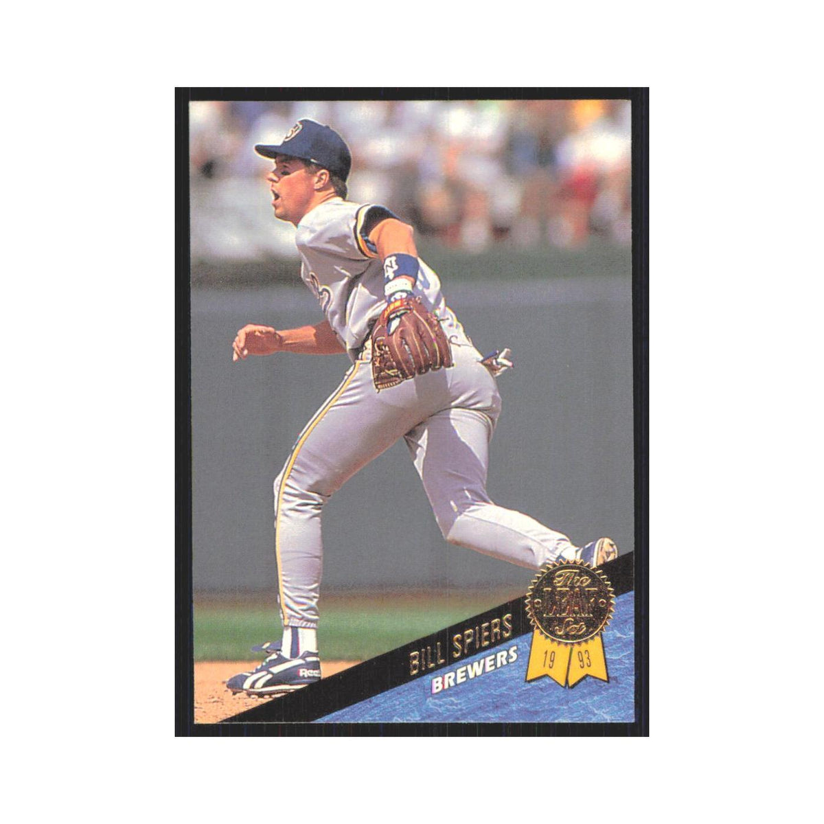 1993 Leaf Bill Spierss Brewers #403