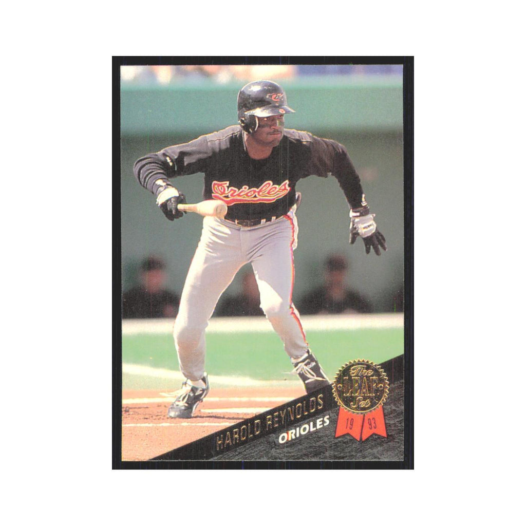 1993 Leaf Harold Reynolds Orioles #370