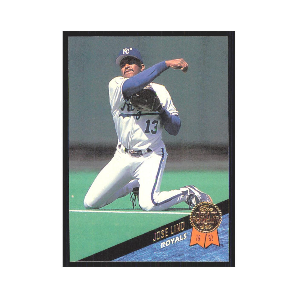1993 Leaf Jose Lind Royals #402