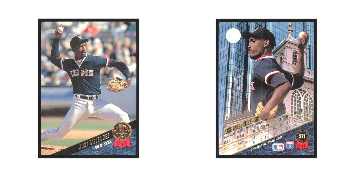 1993 Leaf Jose Melendez Red Sox #371
