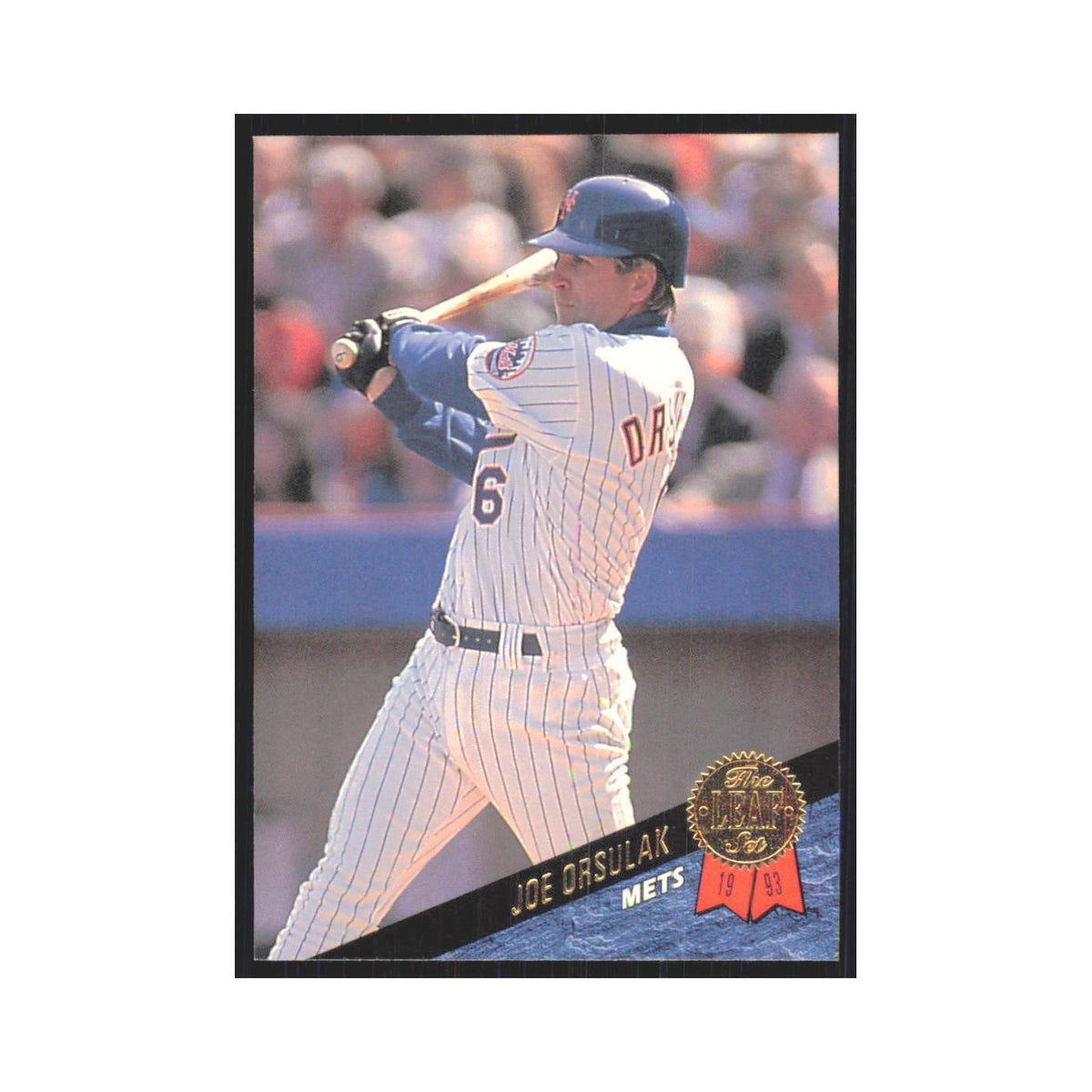 1993 Leaf Joe Orsulak Mets #337