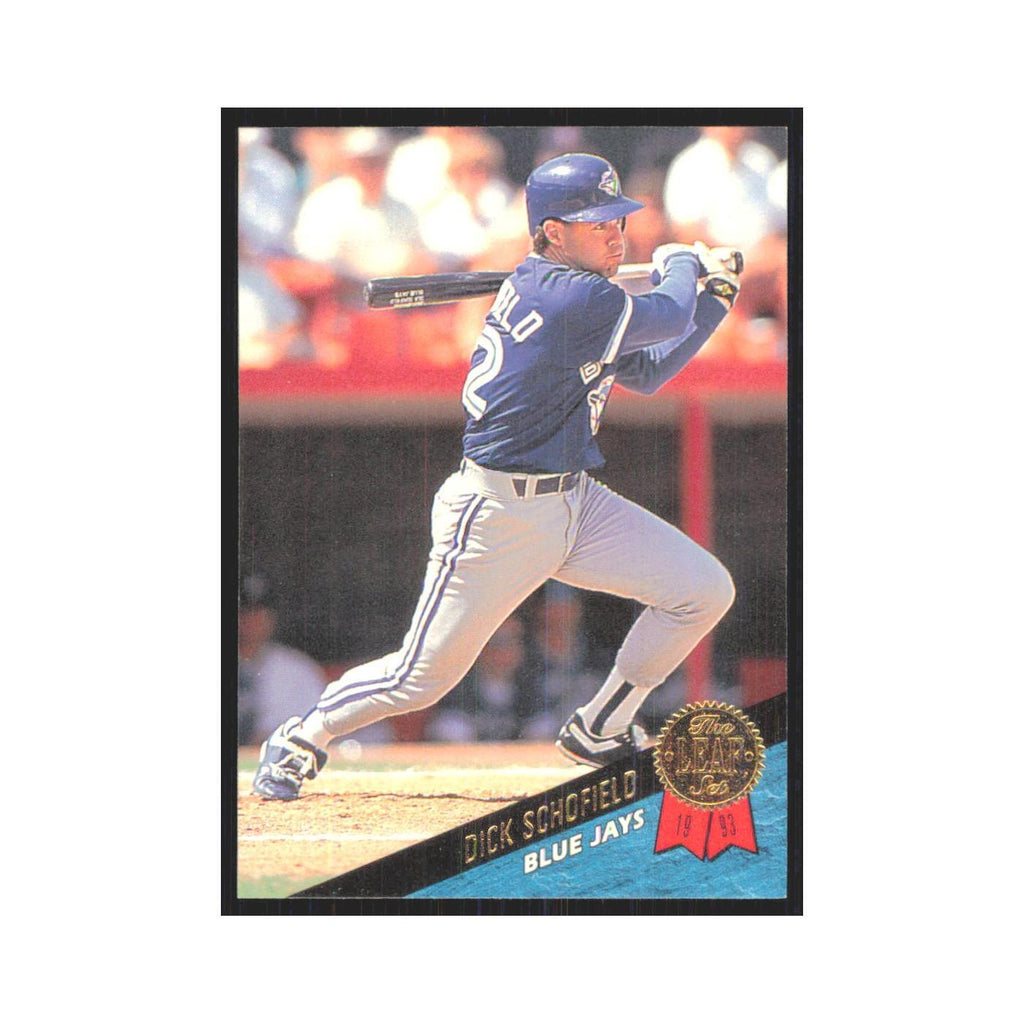 1993 Leaf Dick Schofield Blue Jays #382
