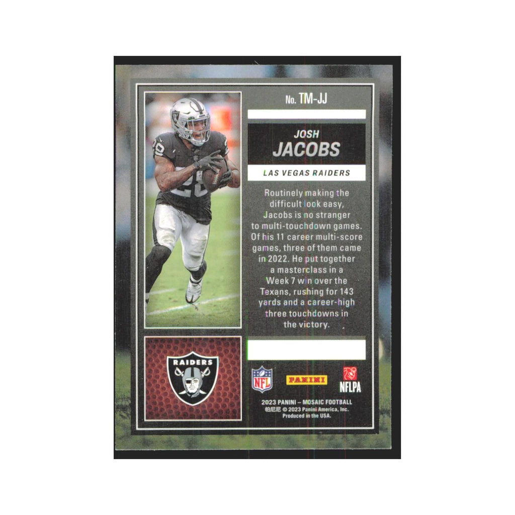 2023 Mosaic Josh Jacobs Raiders #TM-JJ
