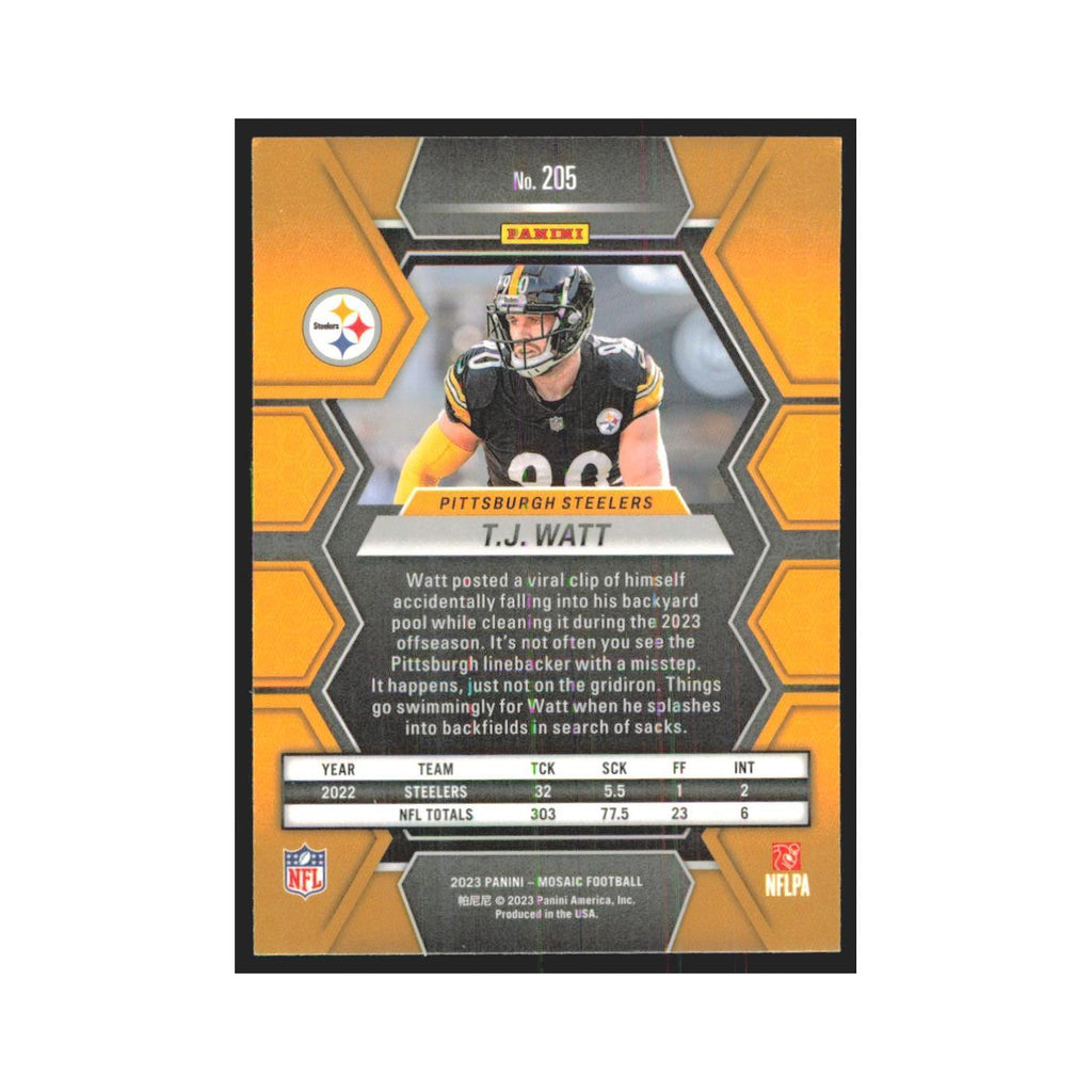 2023 Mosaic T.J. Watt Steelers #205