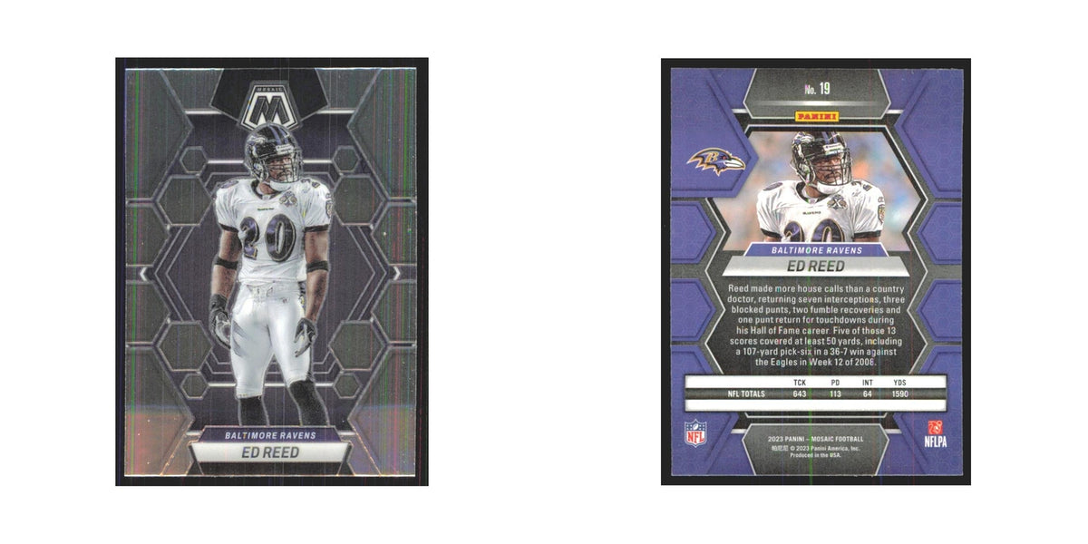 2023 Mosaic Ed Reed Ravens #19
