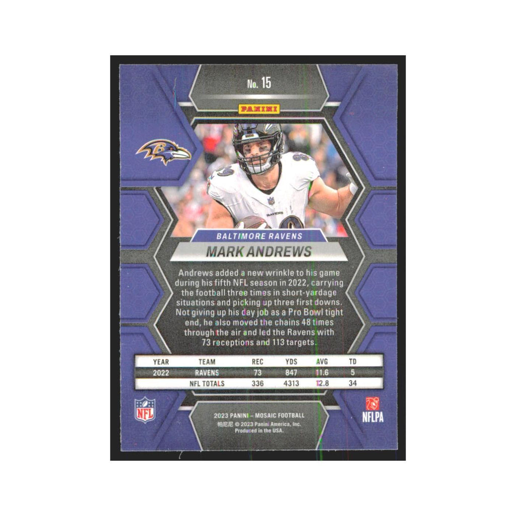 2023 Mosaic Mark Andrews Ravens #15