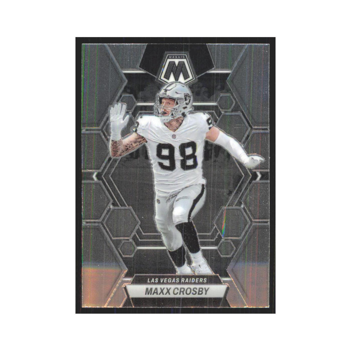 2023 Mosaic Maxx Crosby Raiders #123
