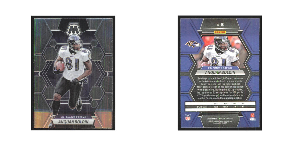 2023 Mosaic Anquan Boldin Ravens #18