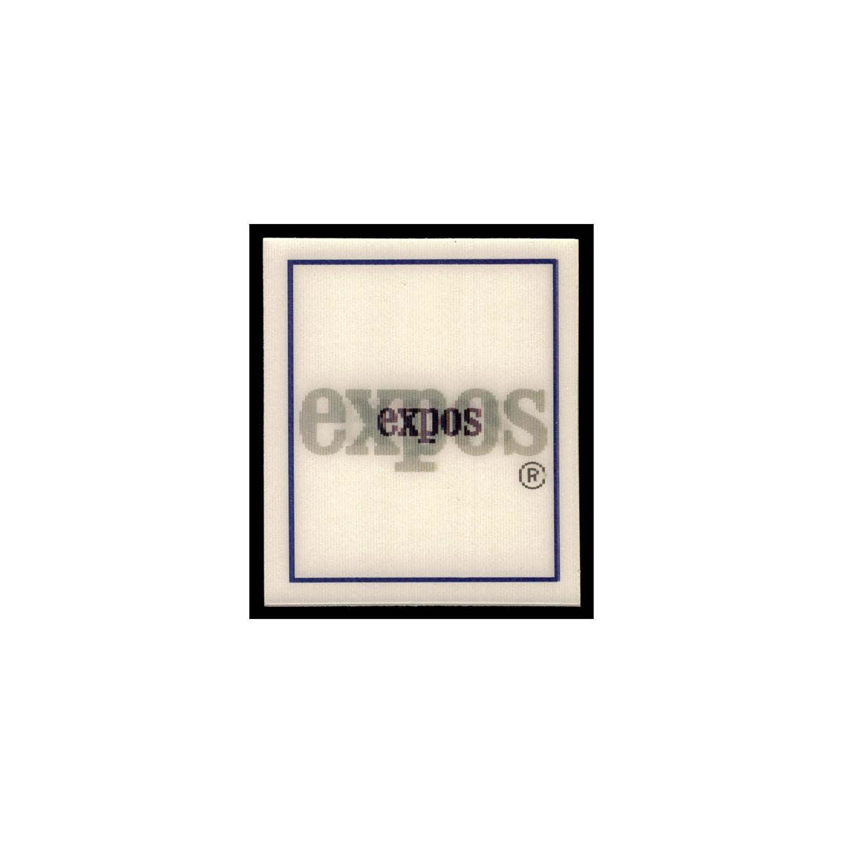Montreal Expos 1988 Sportflics Mini Team Logo Trivia #129 Baseball Card NM