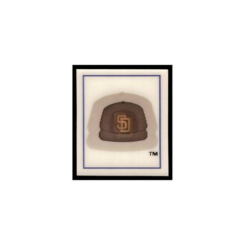 San Diego Padres 1988 Sportflics Mini Team Logo Trivia #137 Baseball Card NM