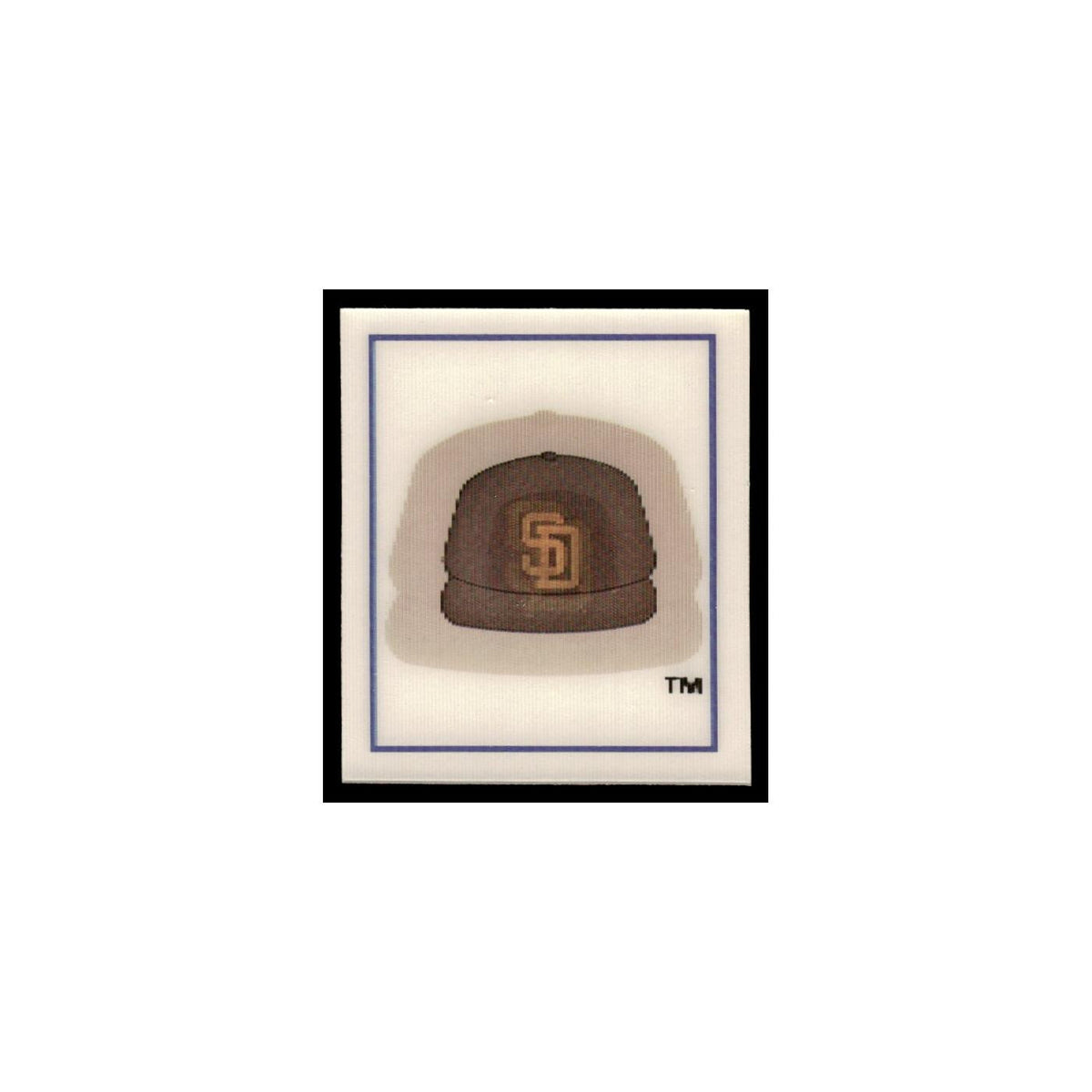 San Diego Padres 1988 Sportflics Mini Team Logo Trivia #137 Baseball Card NM