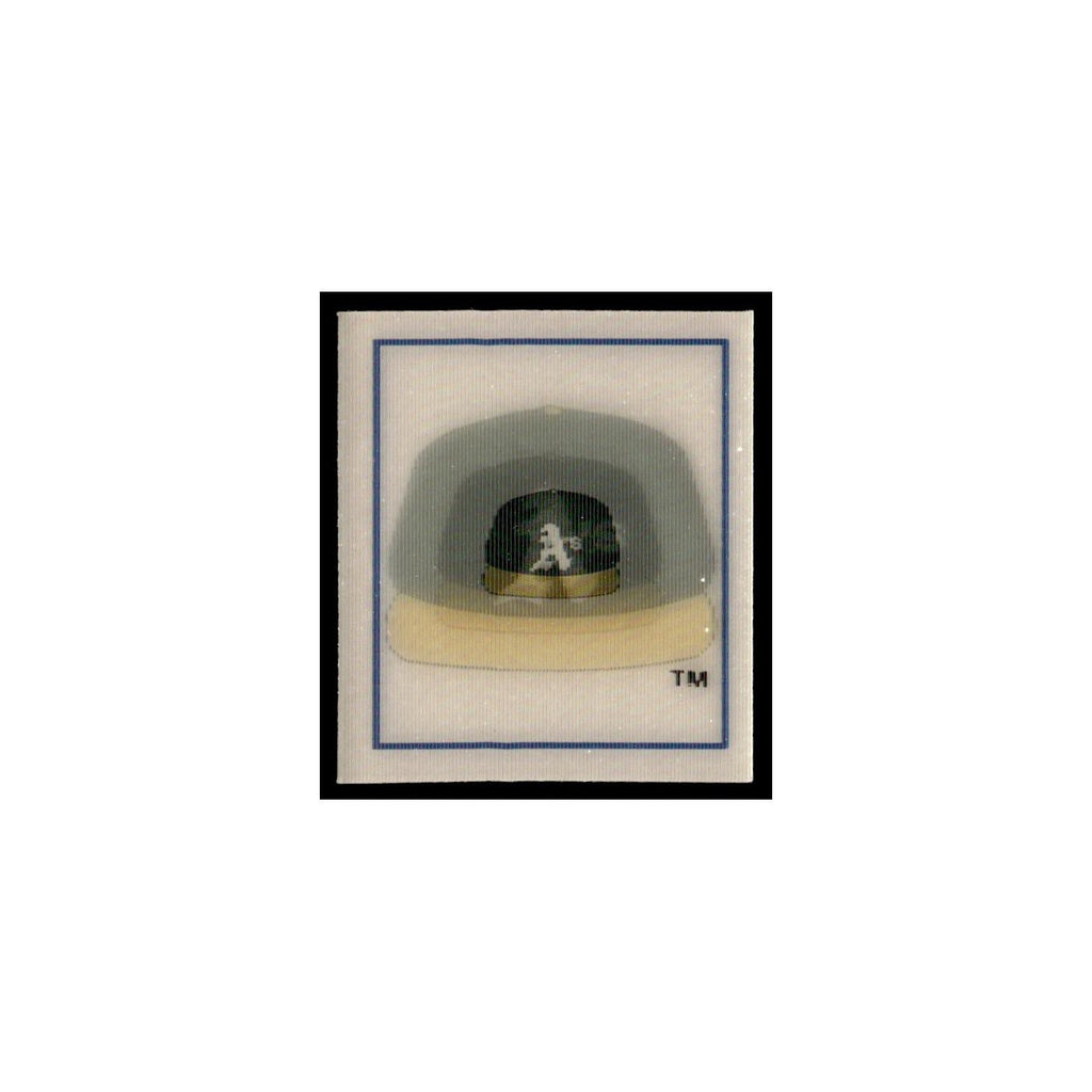 Oakland Athletics 1988 Sportflics Mini Team Logo Trivia #44 Baseball Card NM