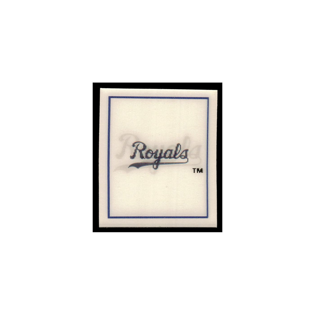Kansas City Royals 1988 Sportflics Mini Team Logo Trivia #152 Baseball Card NM