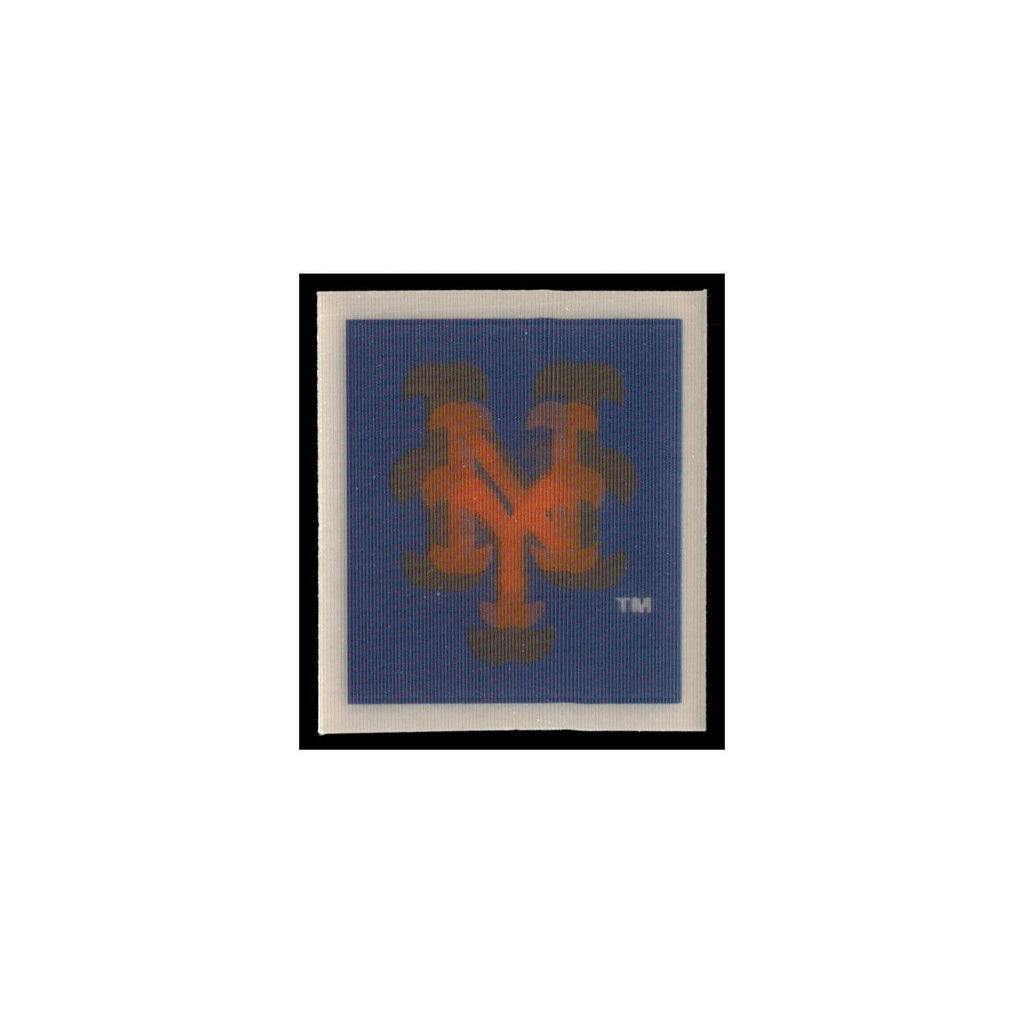 New York Mets 1988 Sportflics Mini Team Logo Trivia #86 Baseball Card NM