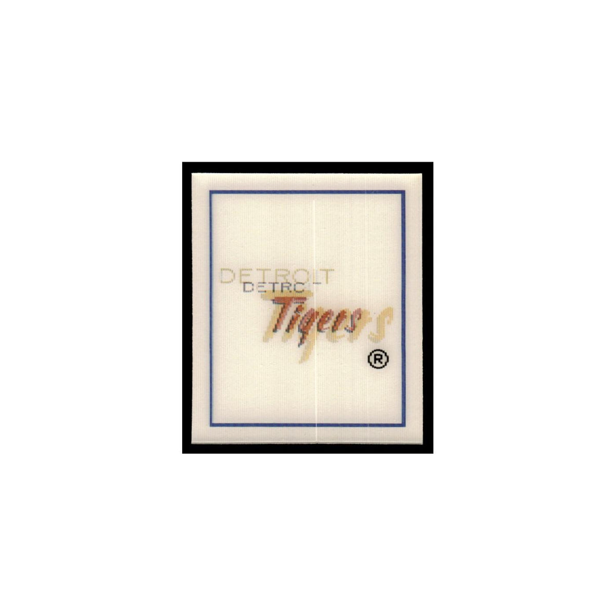 Detroit Tigers 1988 Sportflics Mini Team Logo Trivia #90 Baseball Card NM
