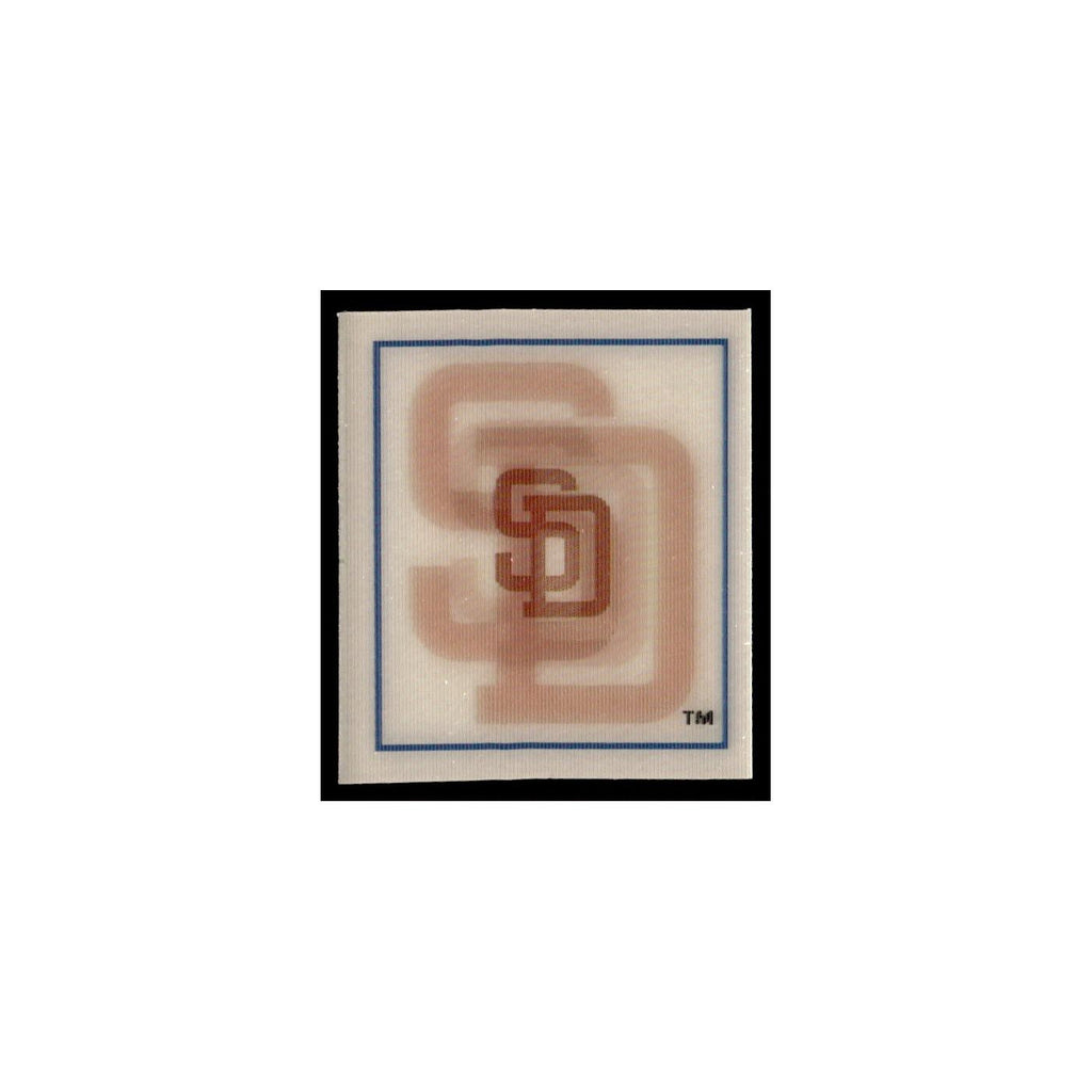 San Diego Padres 1988 Sportflics Mini Team Logo Trivia #46 Baseball Card NM