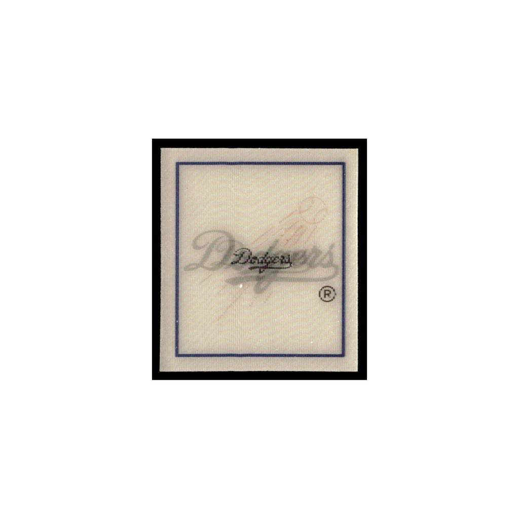 Los Angeles Dodgers 1988 Sportflics Mini Team Logo Trivia #60 Baseball Card NM