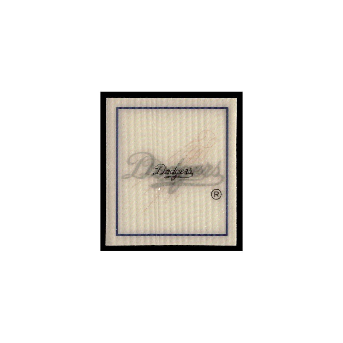 Los Angeles Dodgers 1988 Sportflics Mini Team Logo Trivia #60 Baseball Card NM