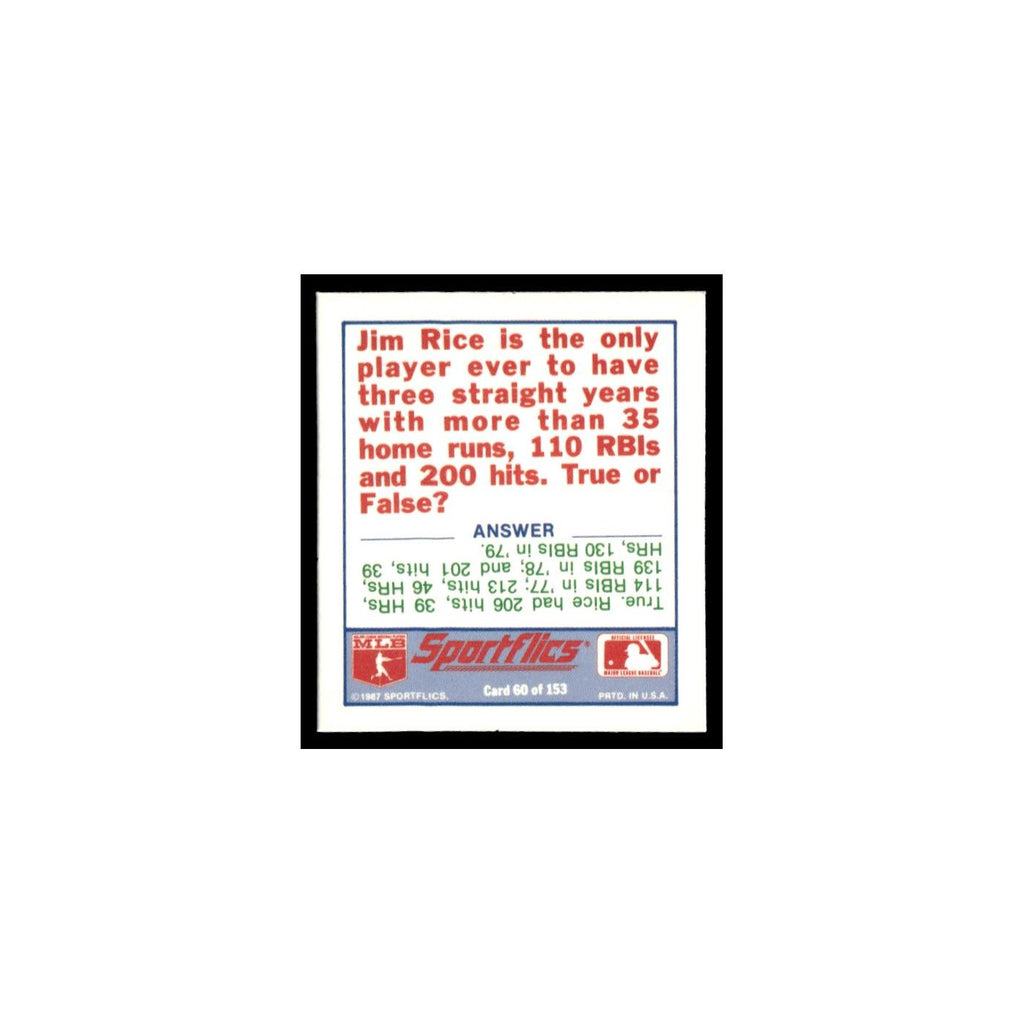 Los Angeles Dodgers 1988 Sportflics Mini Team Logo Trivia #60 Baseball Card NM