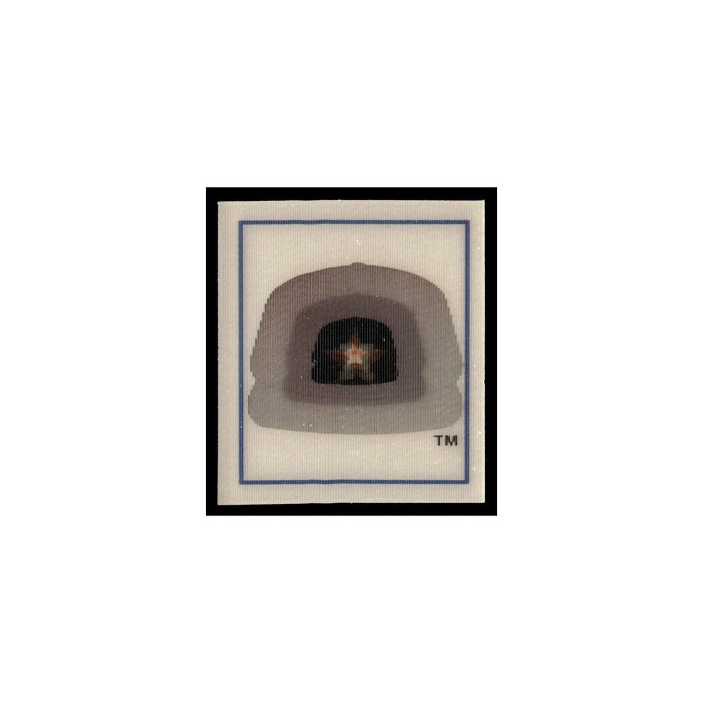 Houston Astros 1988 Sportflics Mini Team Logo Trivia #72 Baseball Card NM