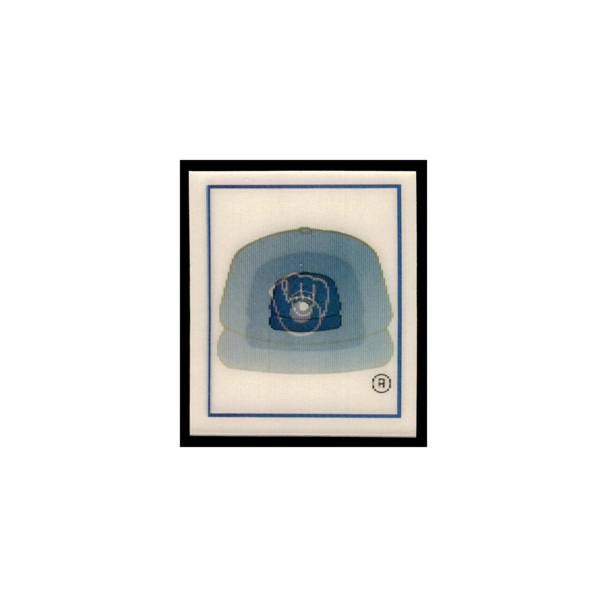 Milwaukee Brewers 1988 Sportflics Mini Team Logo Trivia #118 Baseball Card NM