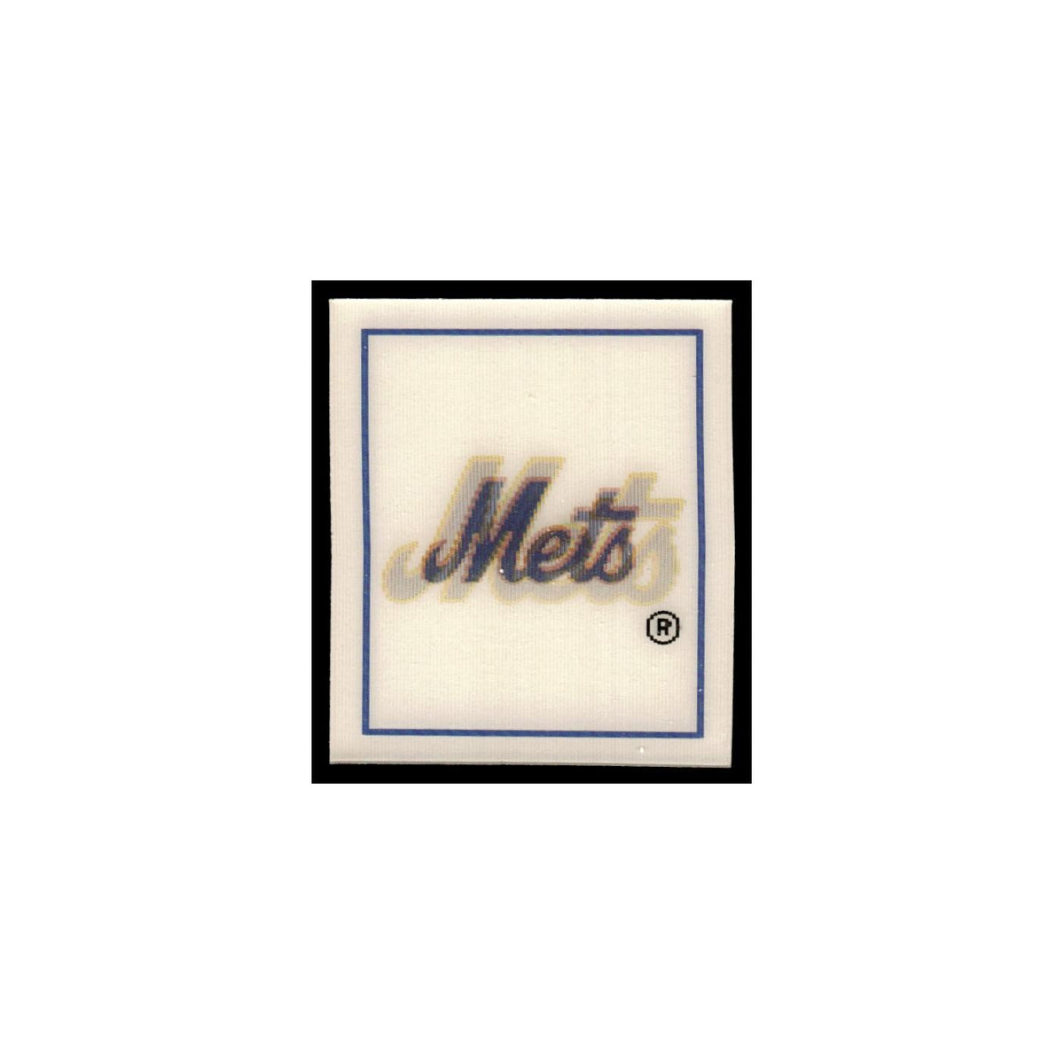New York Mets 1988 Sportflics Mini Team Logo Trivia #89 Baseball Card NM