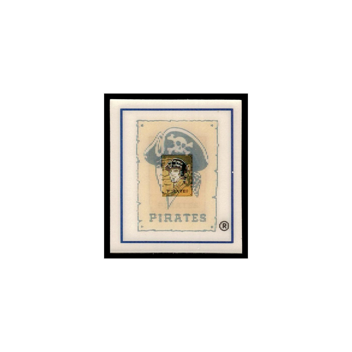 Pittsburgh Pirates 1988 Sportflics Mini Team Logo Trivia #122 Baseball Card NM